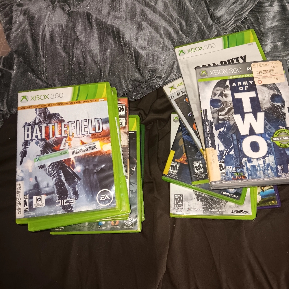 Electronics,sports cards,Xbox games